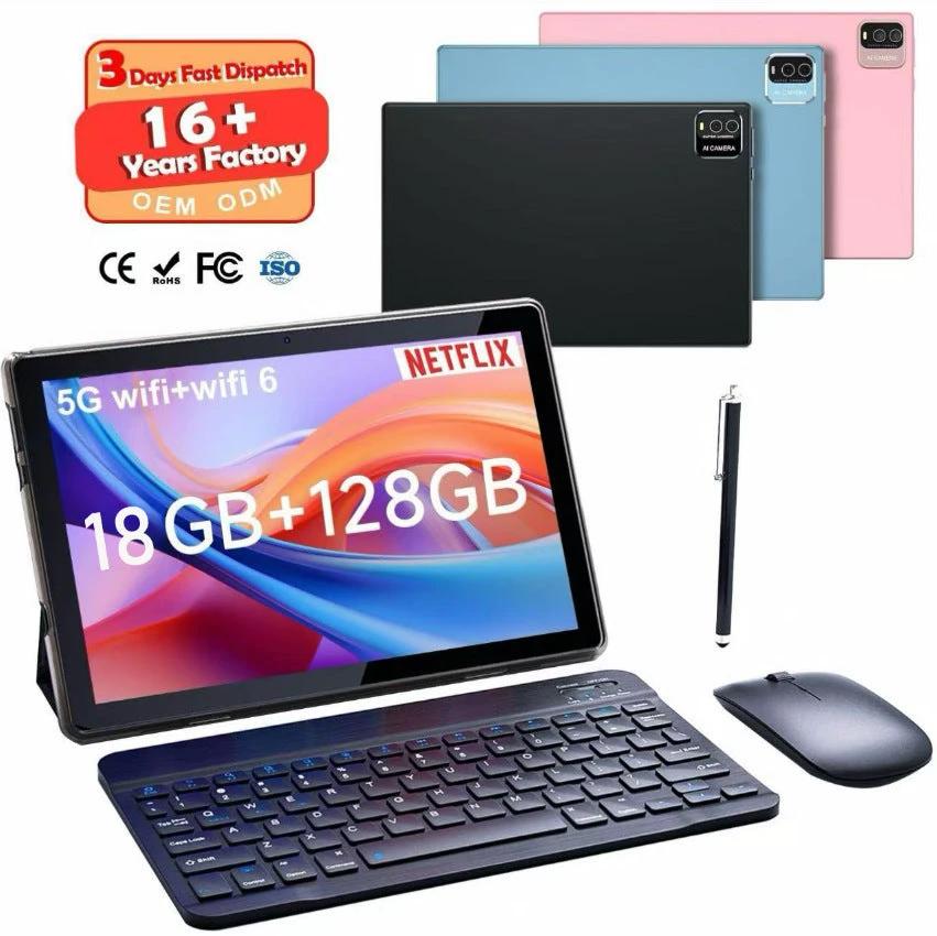 10 Inch Rockchip Tablet With Pen And Keyboard 12GB RAM