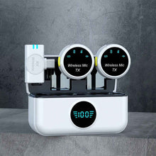 New magnetic wireless lapel microphone, outdoor phone mukbang video recording, noise-cancelling wireless microphone