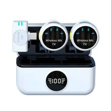 New magnetic wireless lapel microphone, outdoor phone mukbang video recording, noise-cancelling wireless microphone