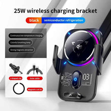 Qi2 25W Magnetic Car Mount — Wireless Charging with Active Cooling